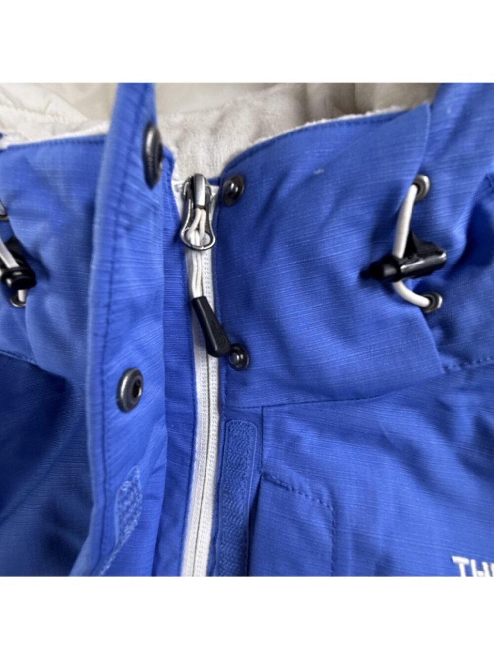 The North Face Jacket Womens Small Blue HyVent Insulated Hooded Ski Winter Parka - Picture 14 of 16